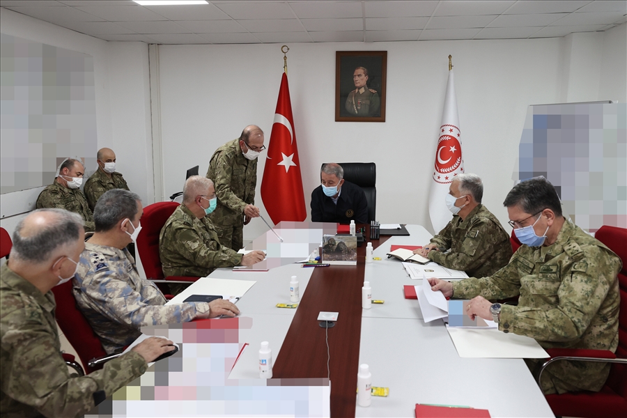 Millî Savunma Bakanı Hulusi Akar, Beraberinde TSK Komuta Kademesi İle Hatay’a Gitti